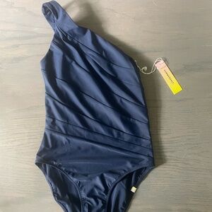 Llbean Summersalt one-piece swimsuit navy